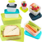 Bentology Bento Buddy with 4 Reusable Storage Meal Prep Containers -  Green