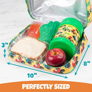 Bentology 3 in 1 Lunch Kit - Bag, Food Jar, Hard Ice Pack - Monster Truck