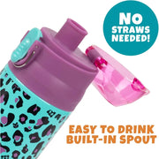 Bentology Reusable Insulated Water Bottle - Cheetah