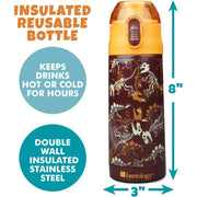 Bentology Reusable Insulated Water Bottle - Dinosaur