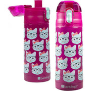 Bentology Reusable Insulated Water Bottle - Kitty Cat