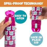 Bentology Reusable Insulated Water Bottle - Kitty Cat