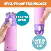 Bentology Reusable Insulated Water Bottle - Pink
